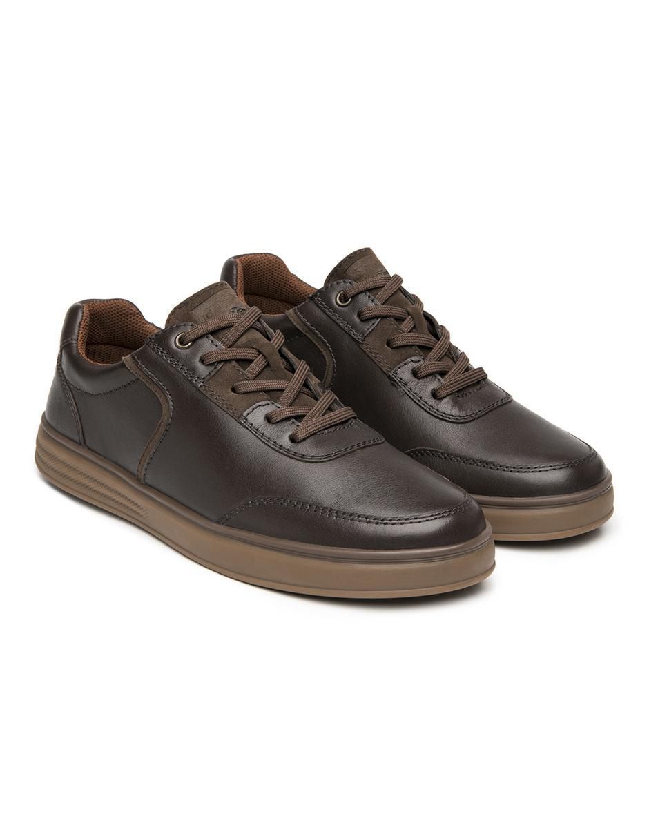 Tenis de piel para hombre
