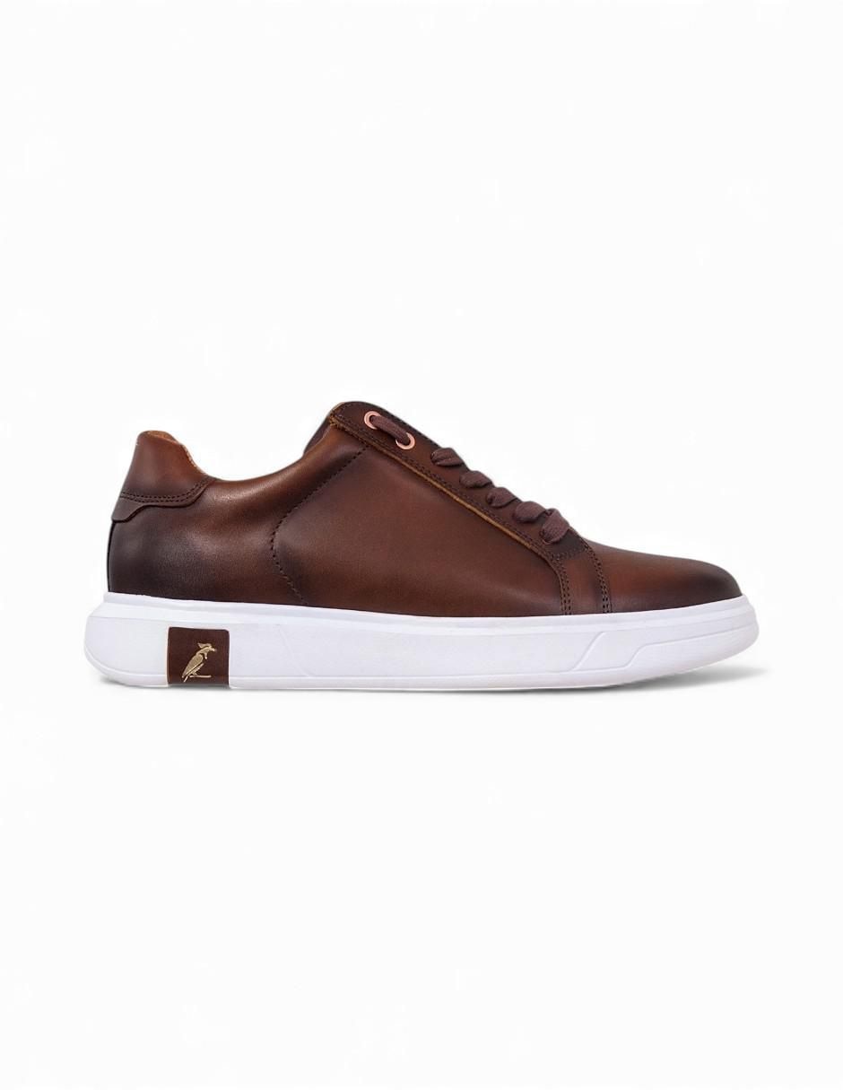 Tenis de piel para hombre