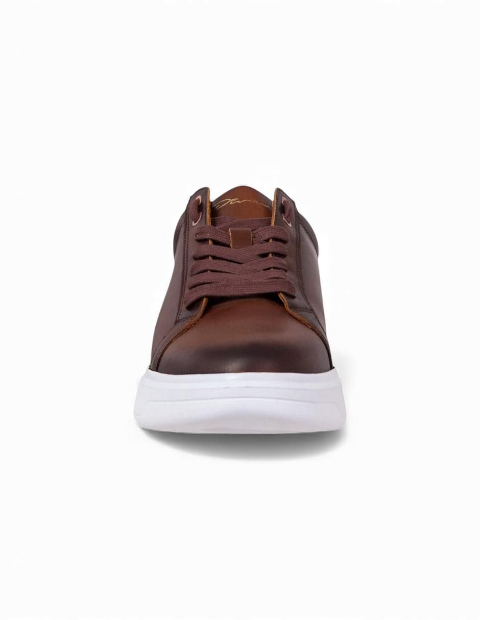 Tenis de piel para hombre