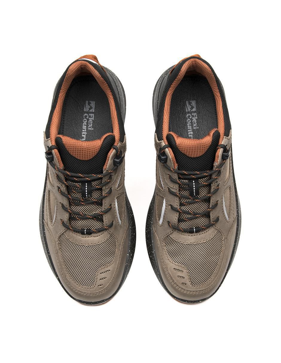 Tenis de piel para hombre