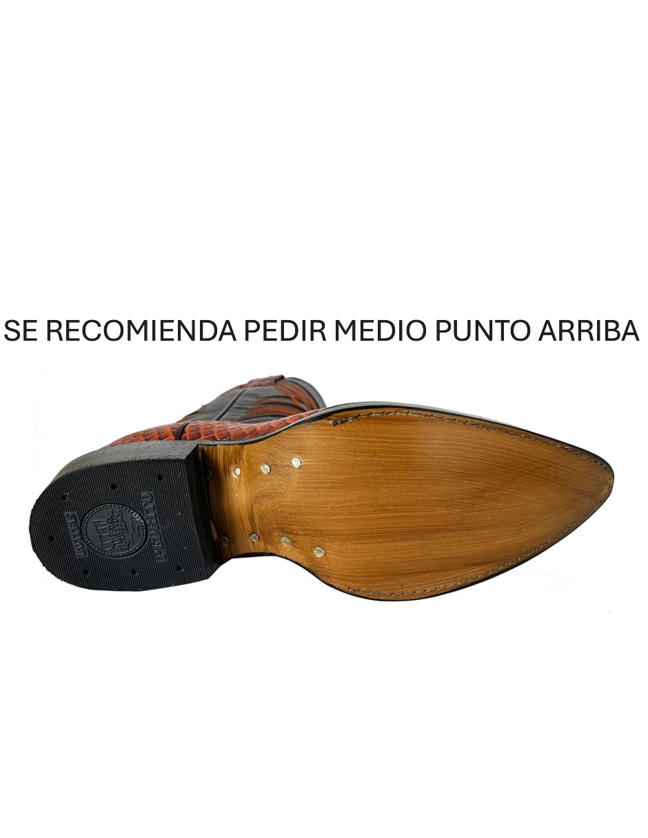 Bota BDP de Pedro Vaquero de piel para hombre