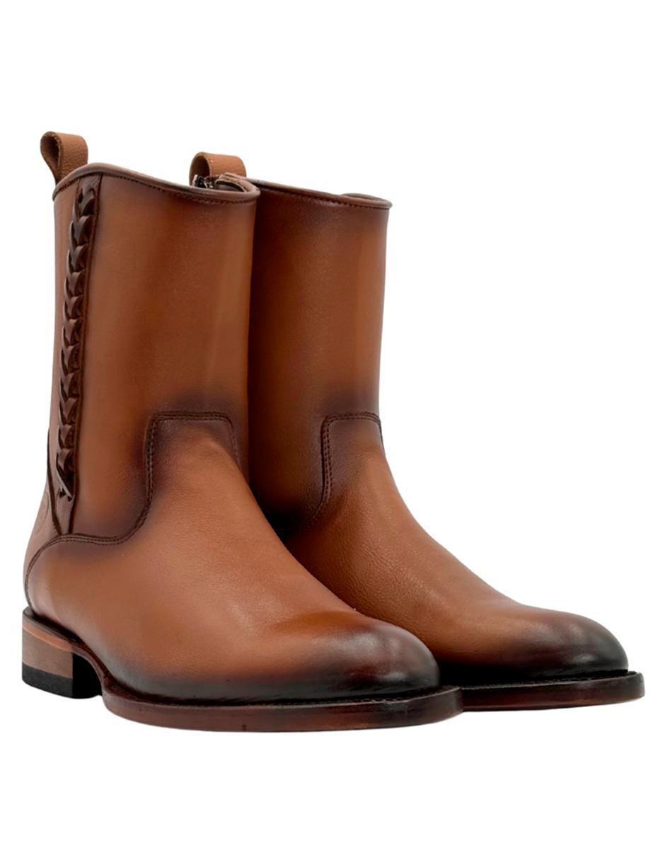 Botín Artesanal de piel para hombre 6