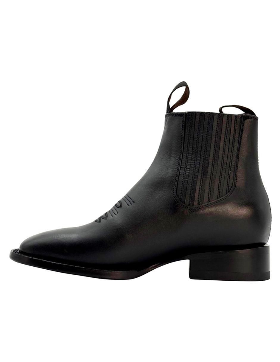 Botín Vaquero de piel para hombre 5