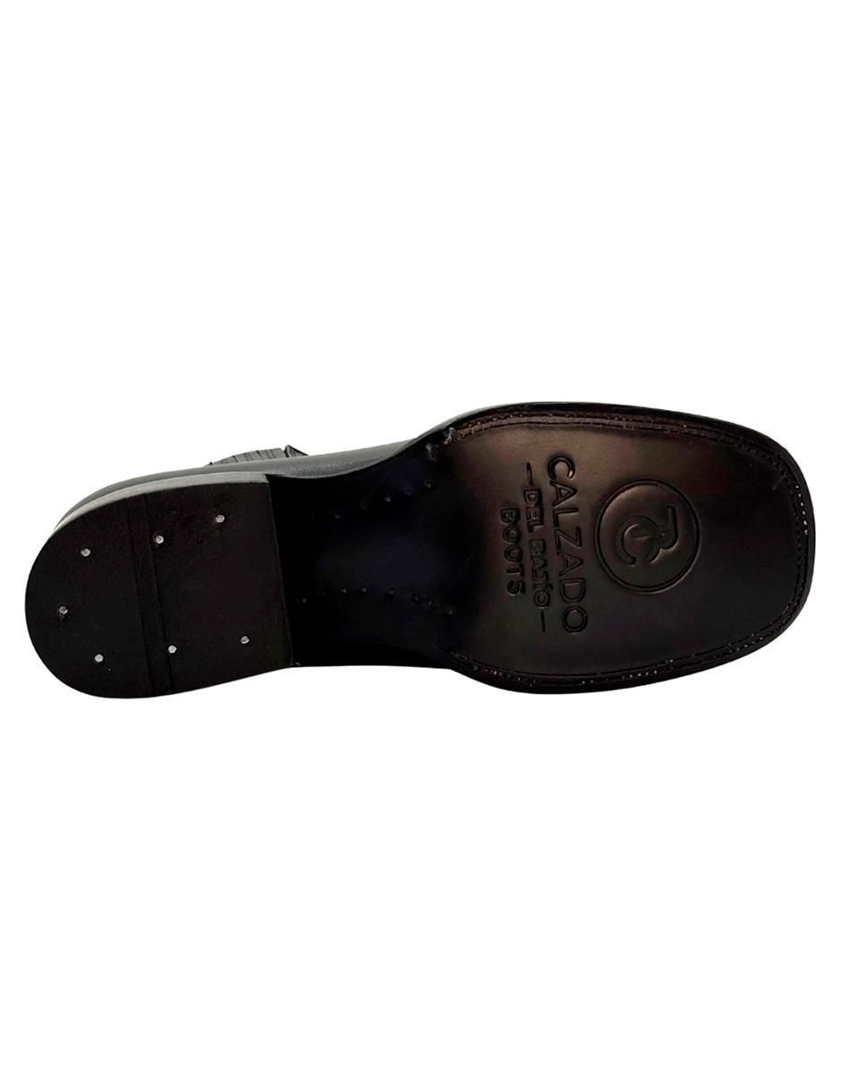 Botín Vaquero de piel para hombre 7