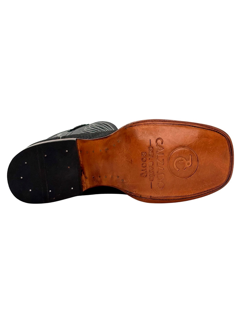 Bota Vaquera de piel para hombre