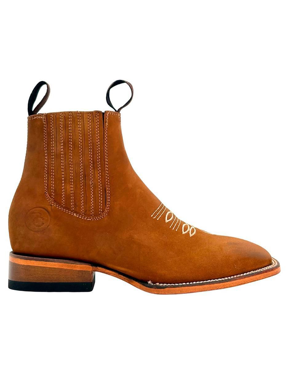Botín Vaquero de piel para hombre Botín Vaquero de piel para hombre