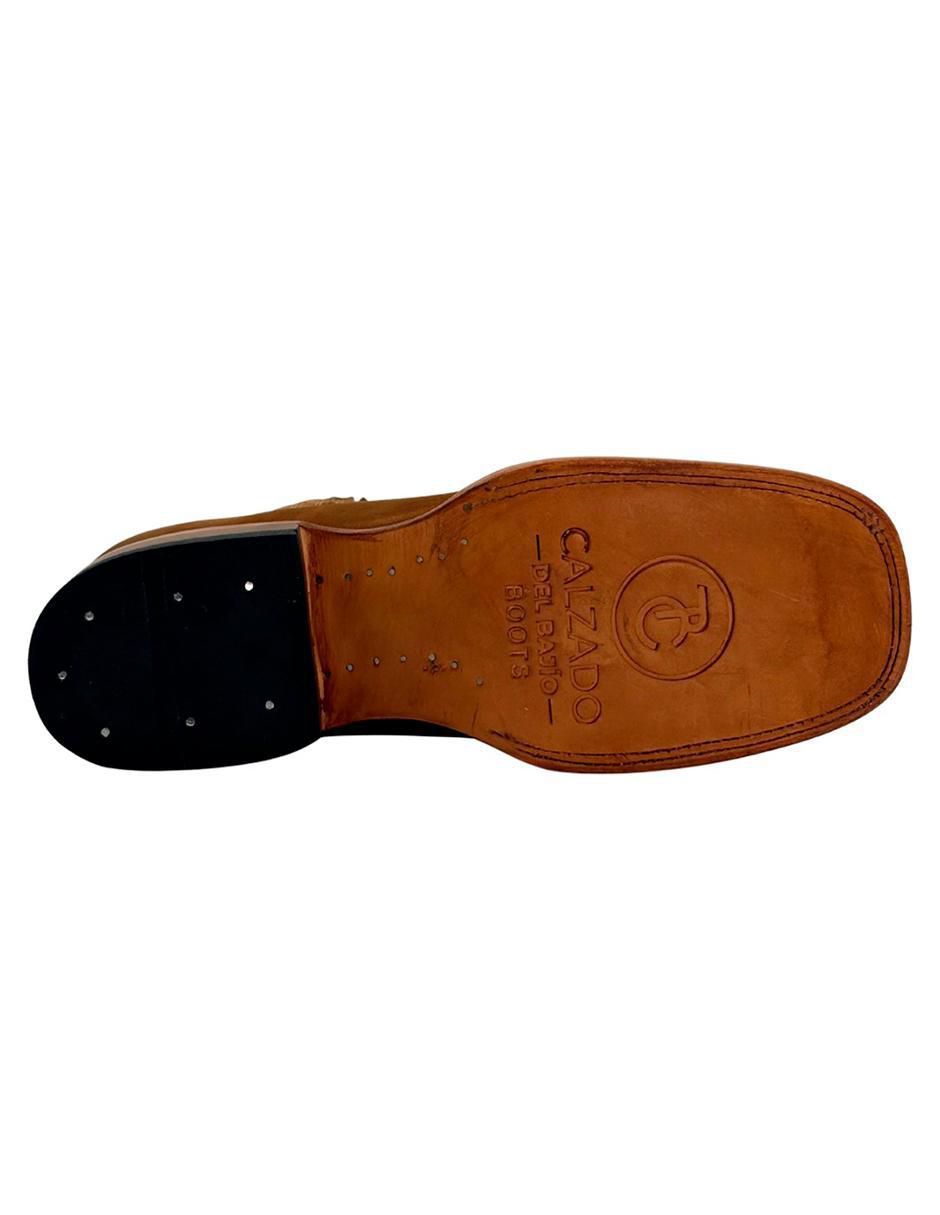Botín Vaquero de piel para hombre 6