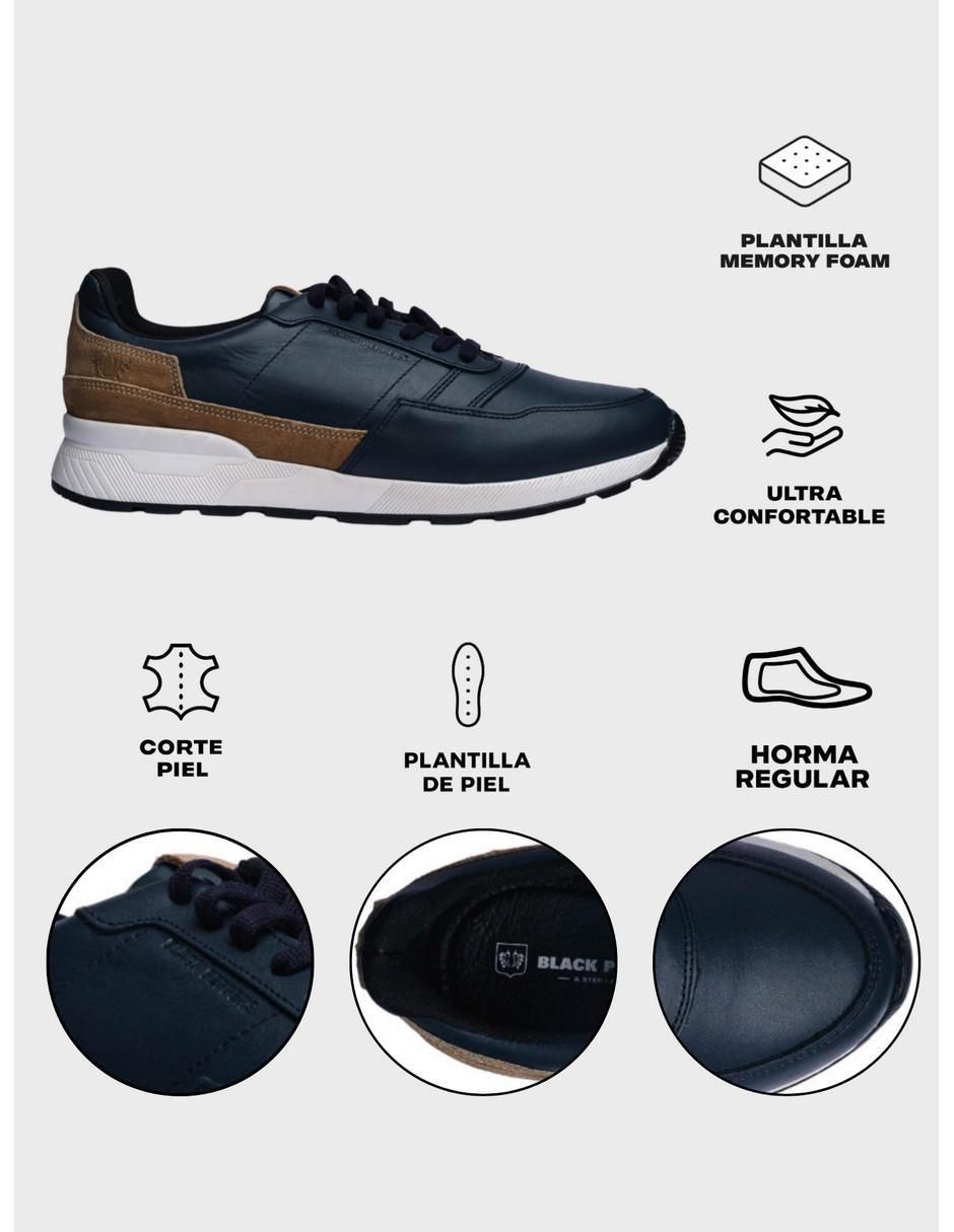 Tenis de piel para hombre 5
