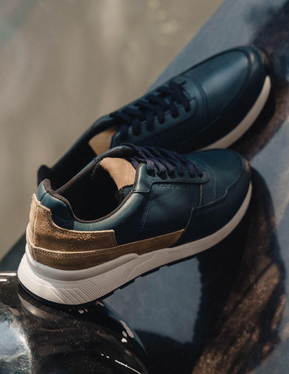 Tenis de piel para hombre 13