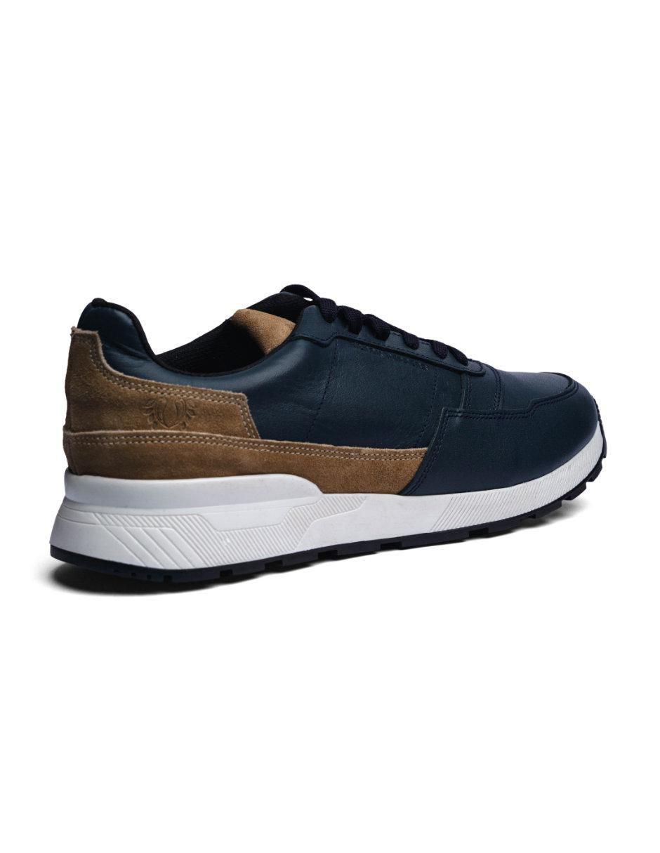Tenis de piel para hombre