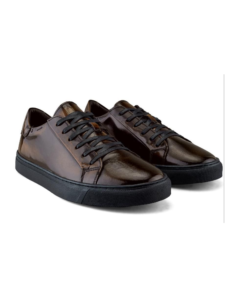 Tenis de piel para hombre