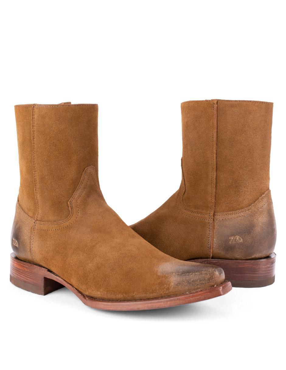 Botín Vaquero de piel para hombre 2