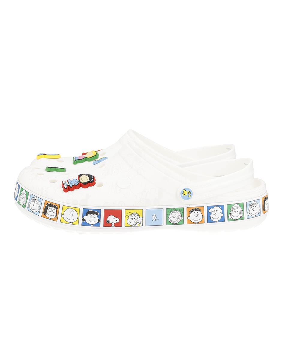 Sandalia Peanuts Crocband Clog para hombre