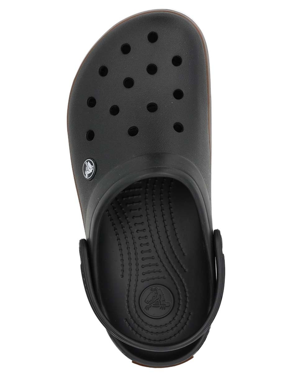 Sandalia Crocband Gum Clog para hombre