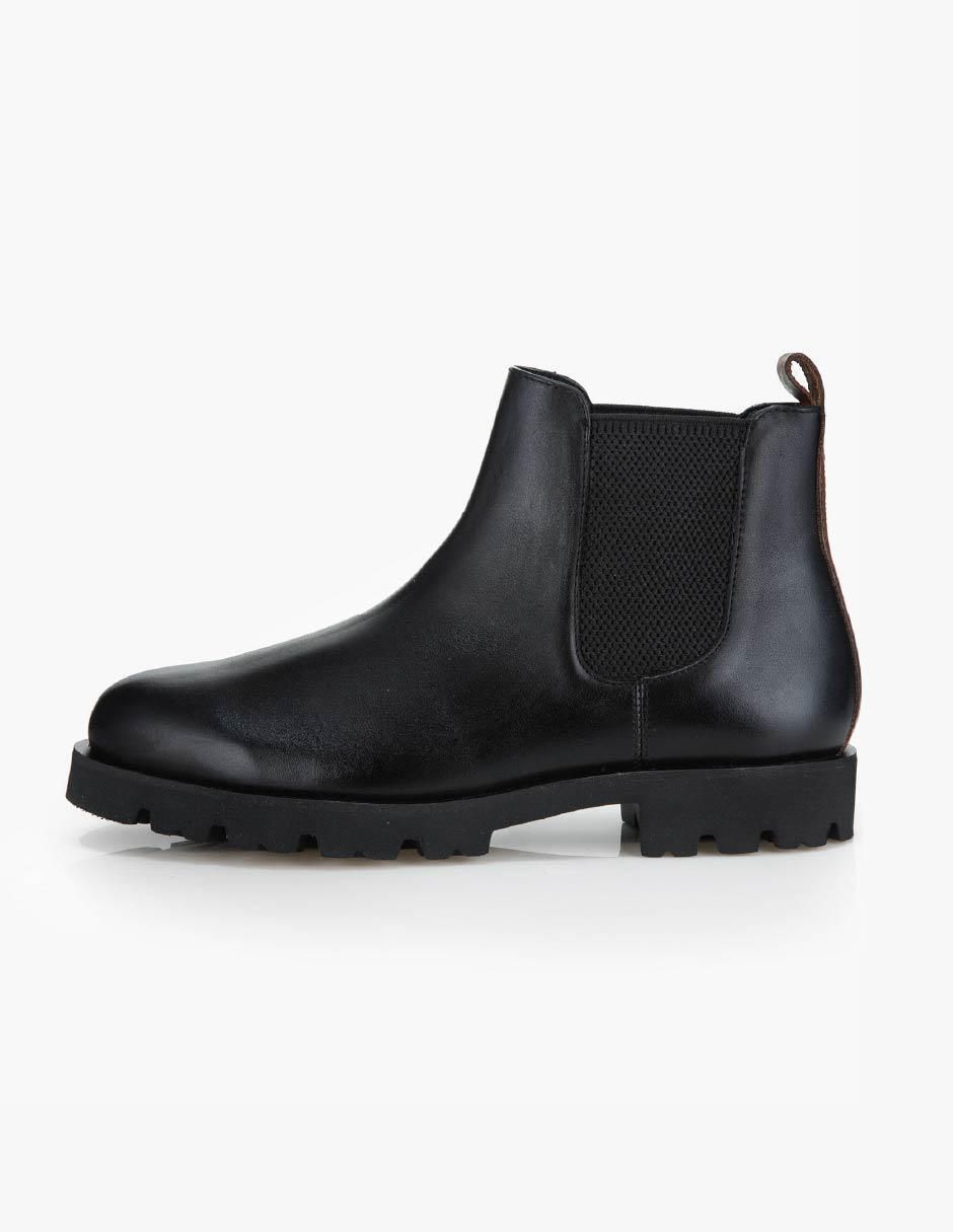 Botín de piel para hombre