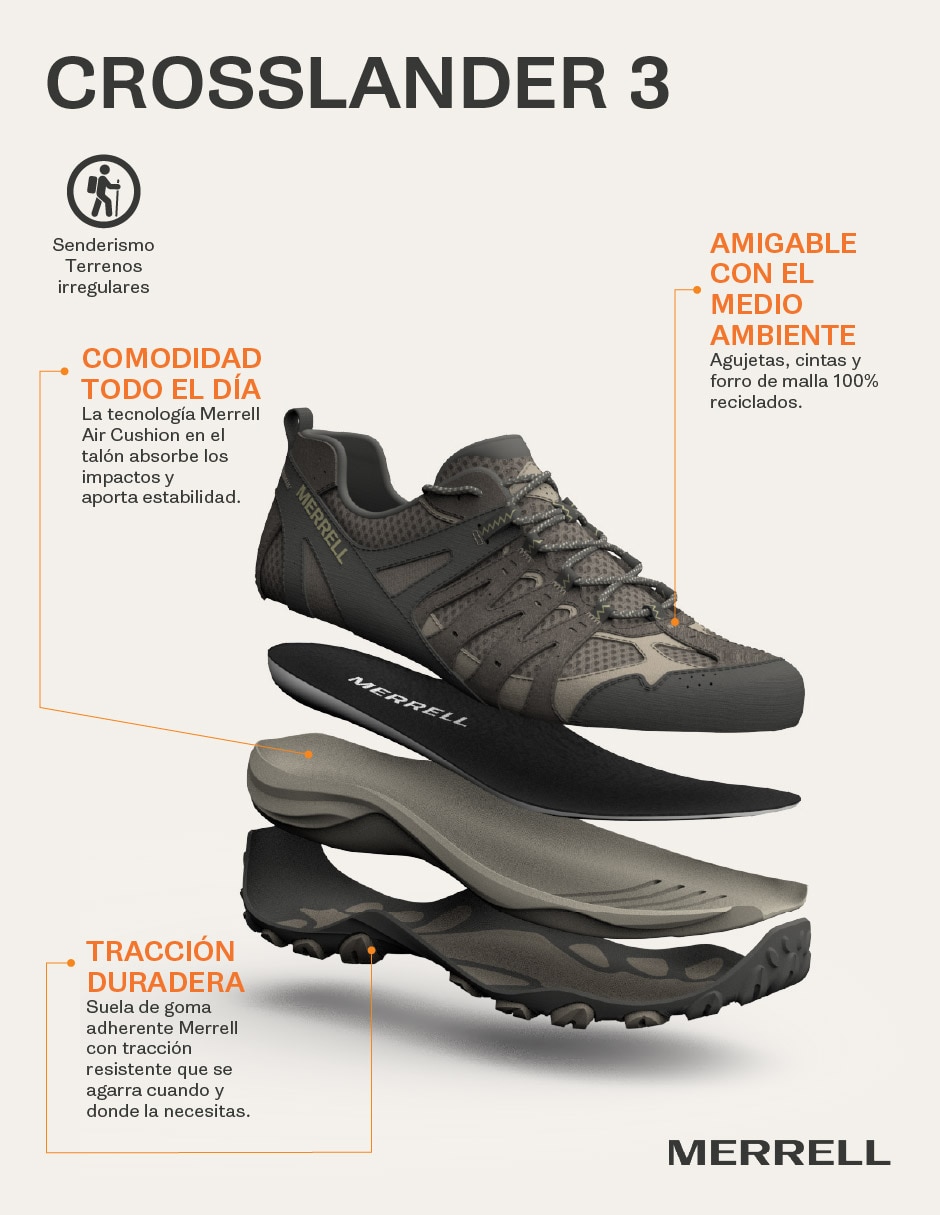 Tenis de piel Crosslander para hombre 8