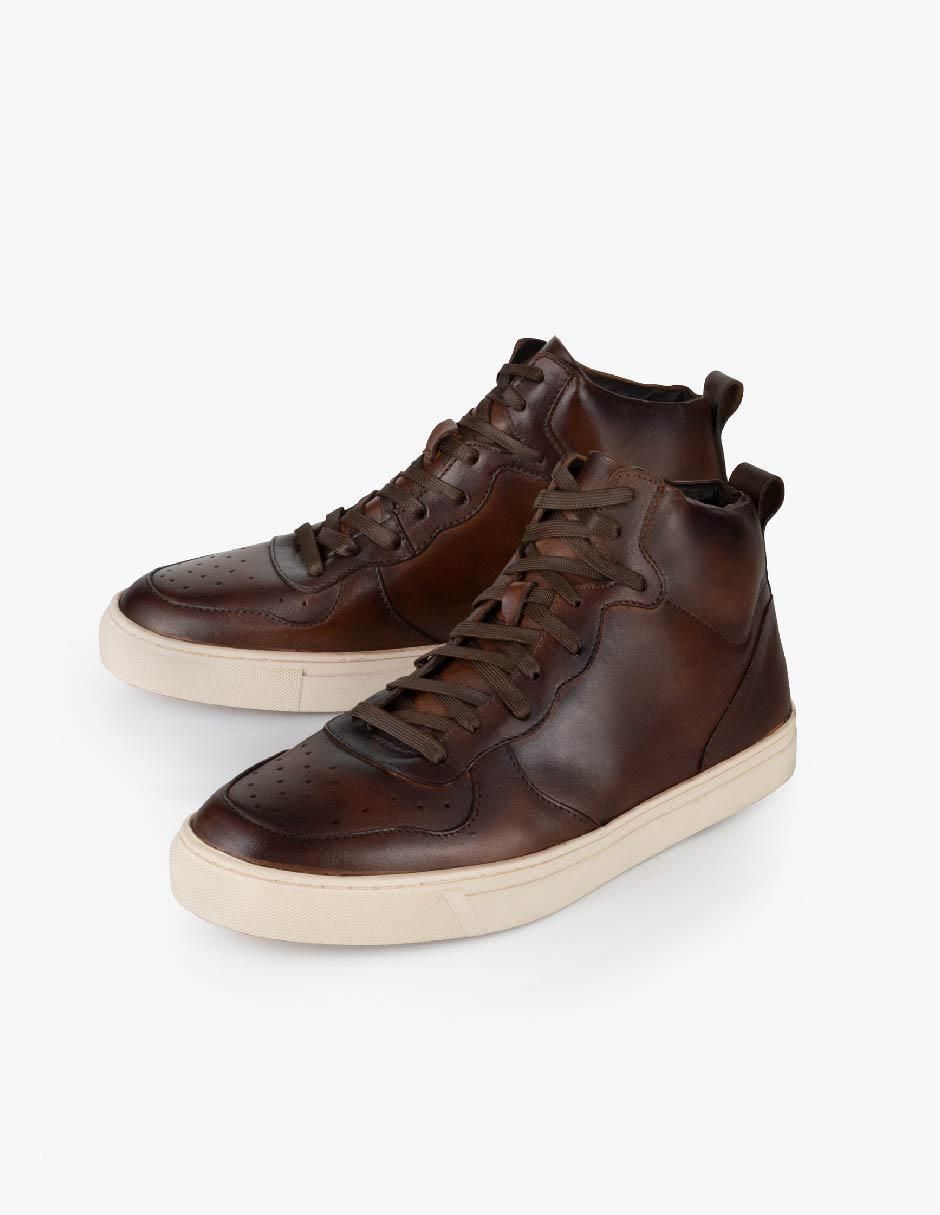 Tenis de piel para hombre 4