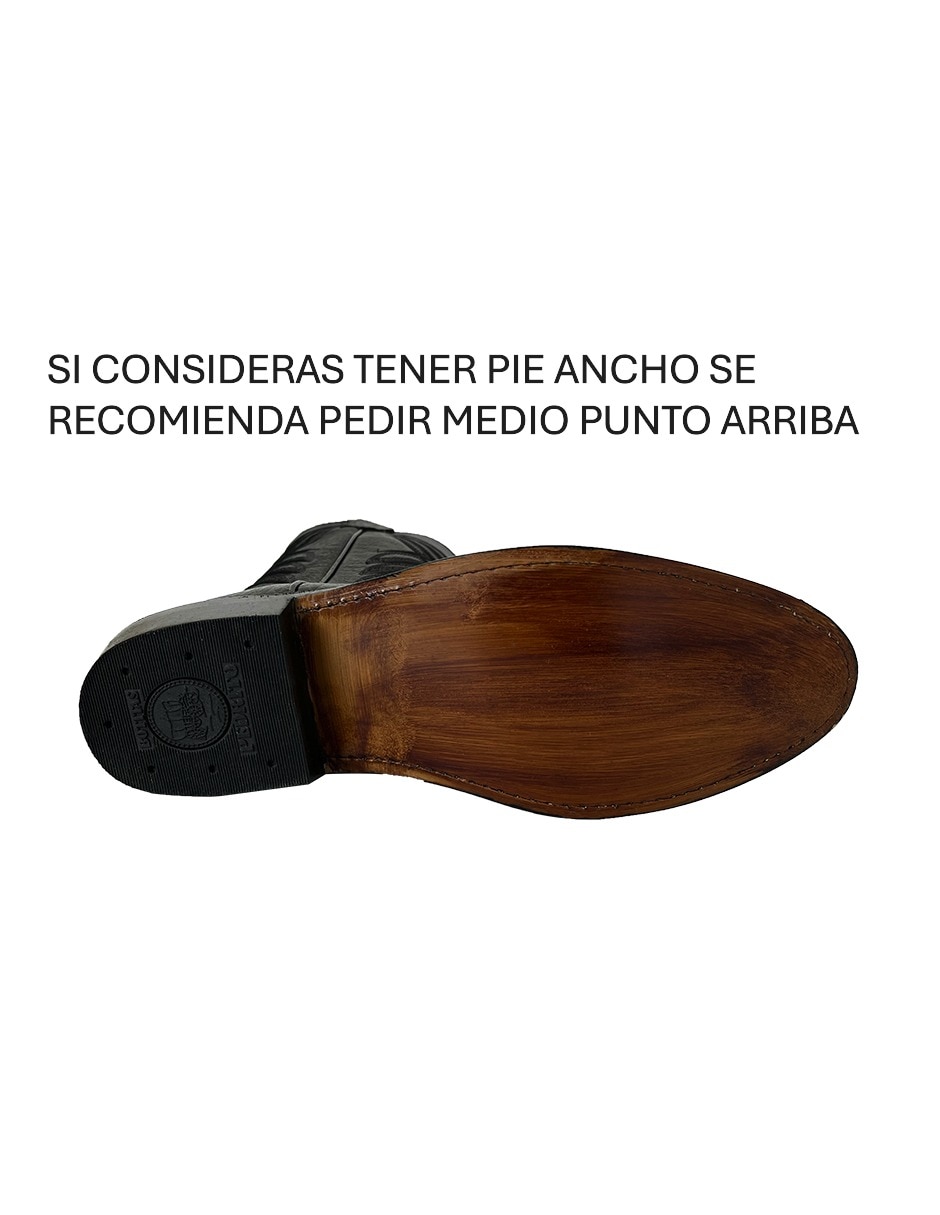 Bota Vaquero de piel para hombre 13