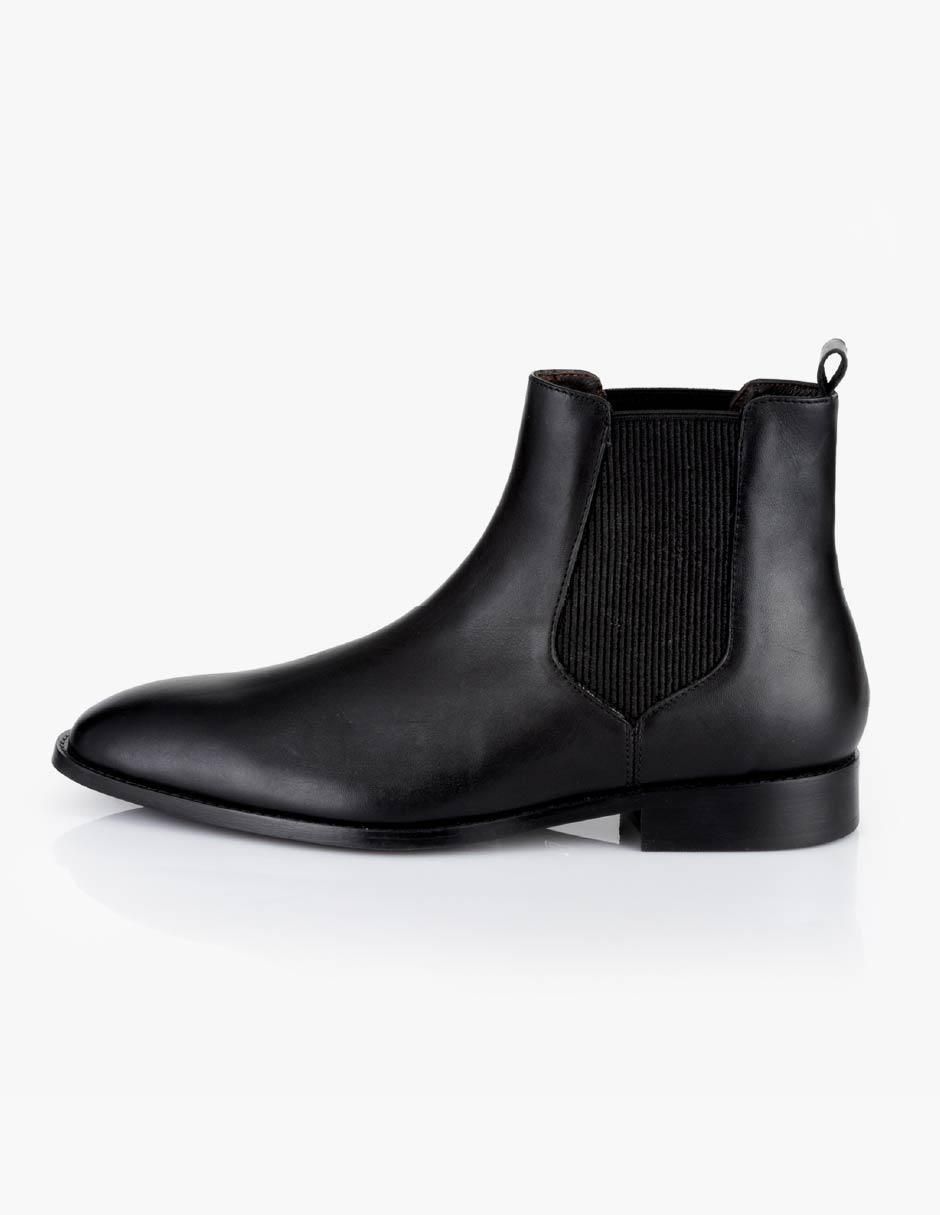 Botín de piel para hombre Botín de piel para hombre