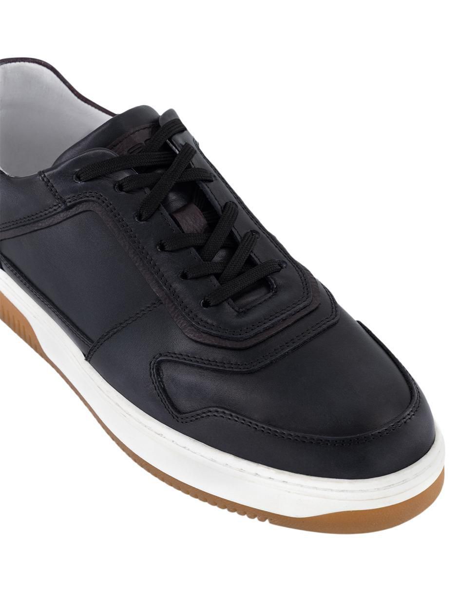 Tenis de piel para hombre