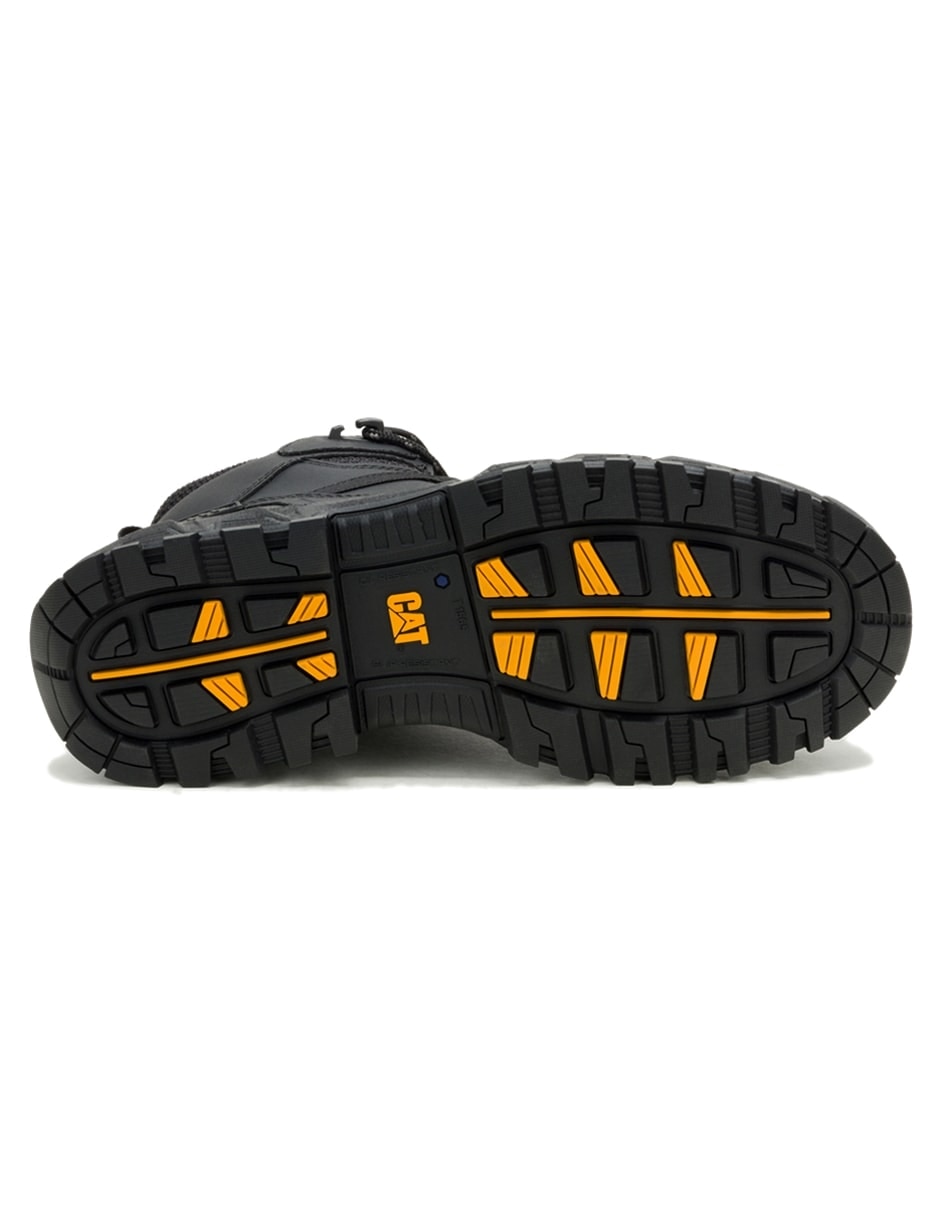Bota industrial Caterpillar de cuero y piel