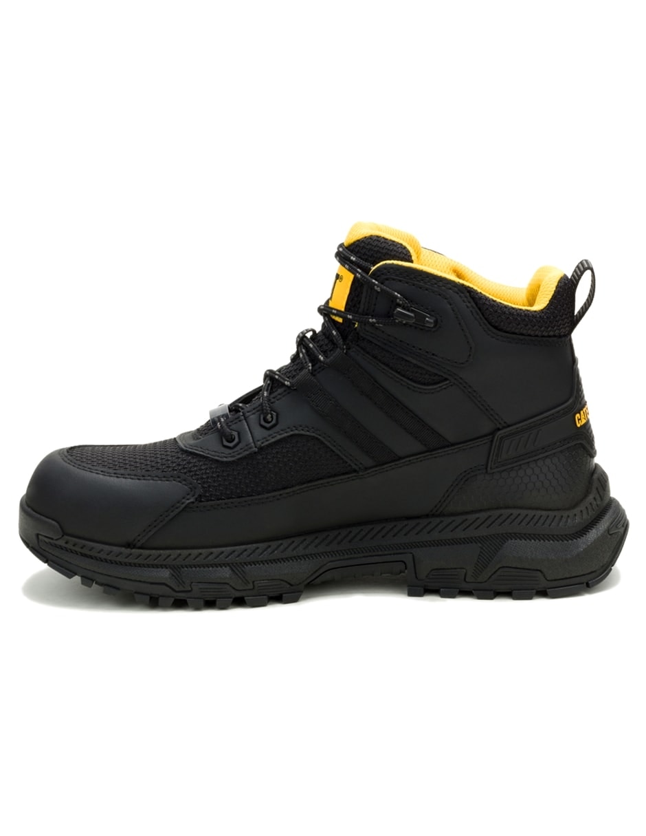 Bota industrial Caterpillar de cuero y piel