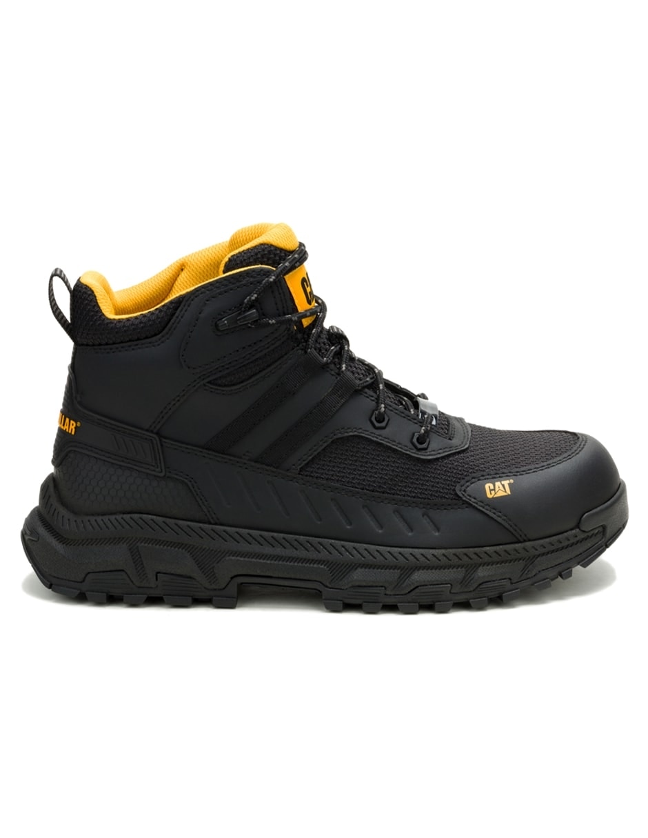 Bota industrial Caterpillar de cuero y piel