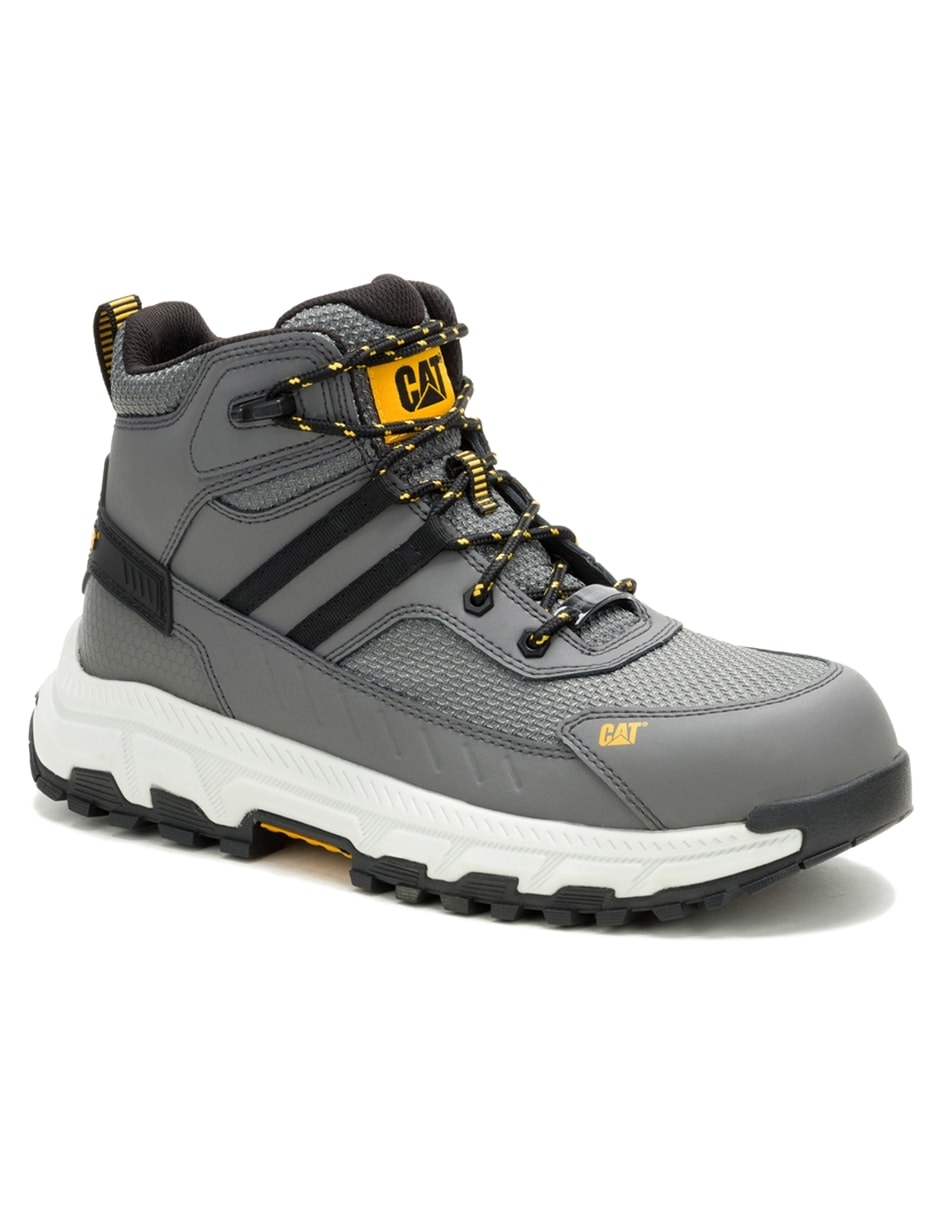 Bota industrial Caterpillar de cuero y piel