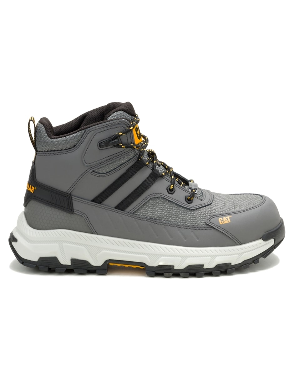 Bota industrial Caterpillar de cuero y piel