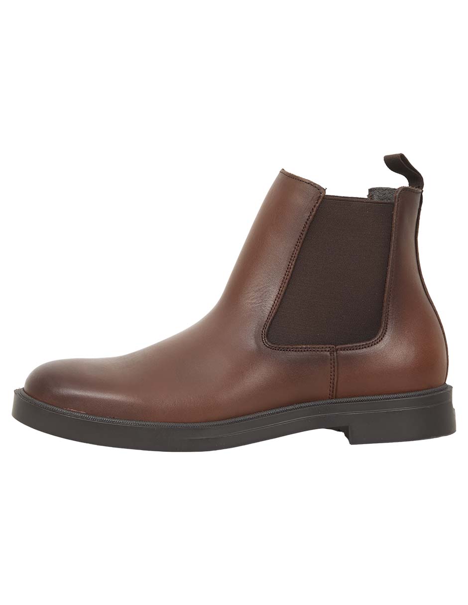 Botín de piel para hombre