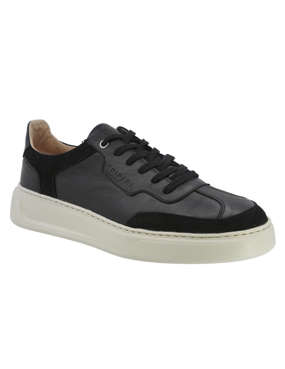 Tenis de piel para hombre