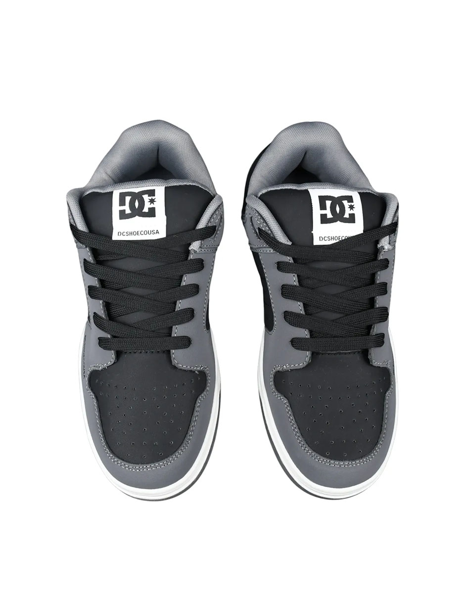 Tenis de pieldc shoes dc apex para hombre