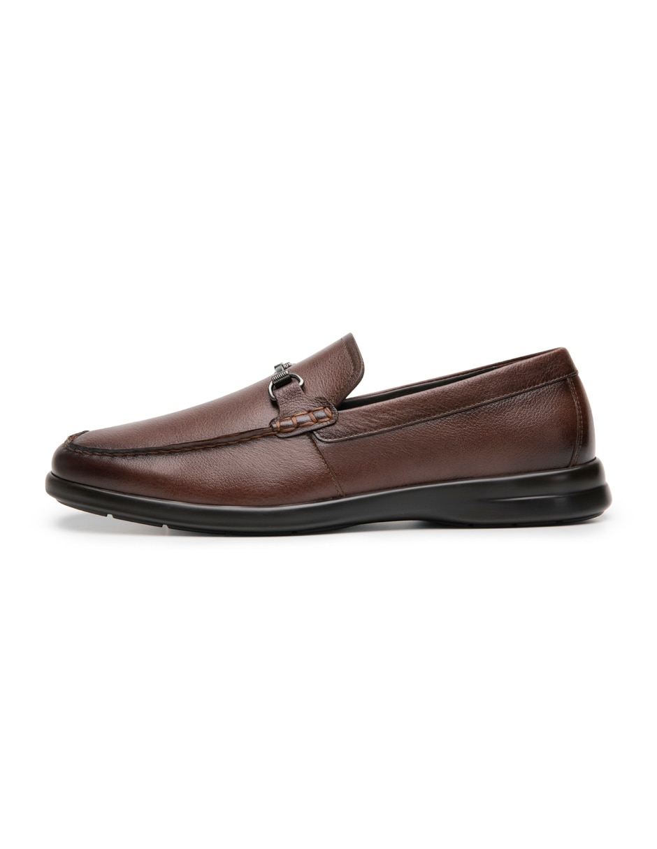 Zapato mocasín flexi semivestir para hombre