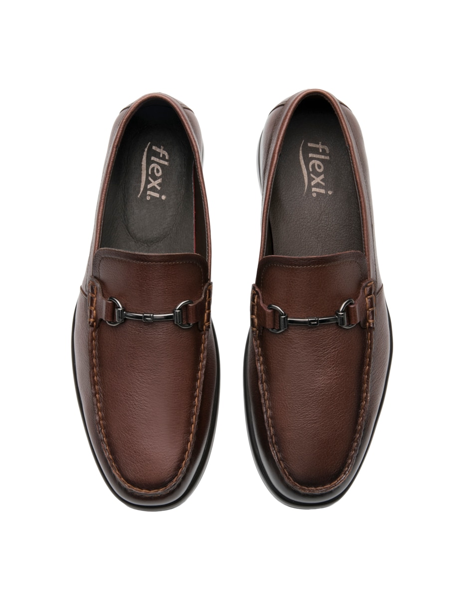 Zapato mocasín flexi semivestir para hombre