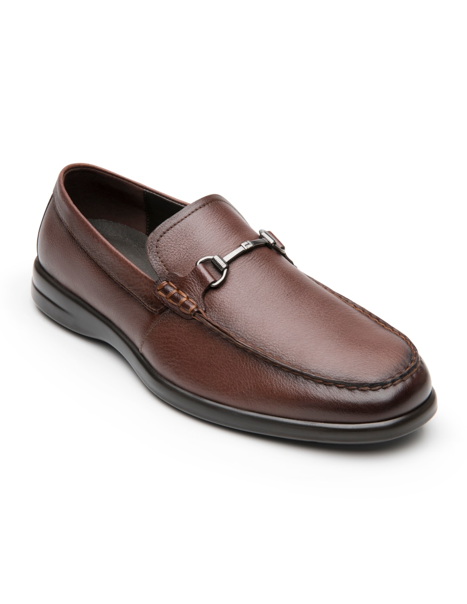 Zapato mocasín flexi semivestir para hombre