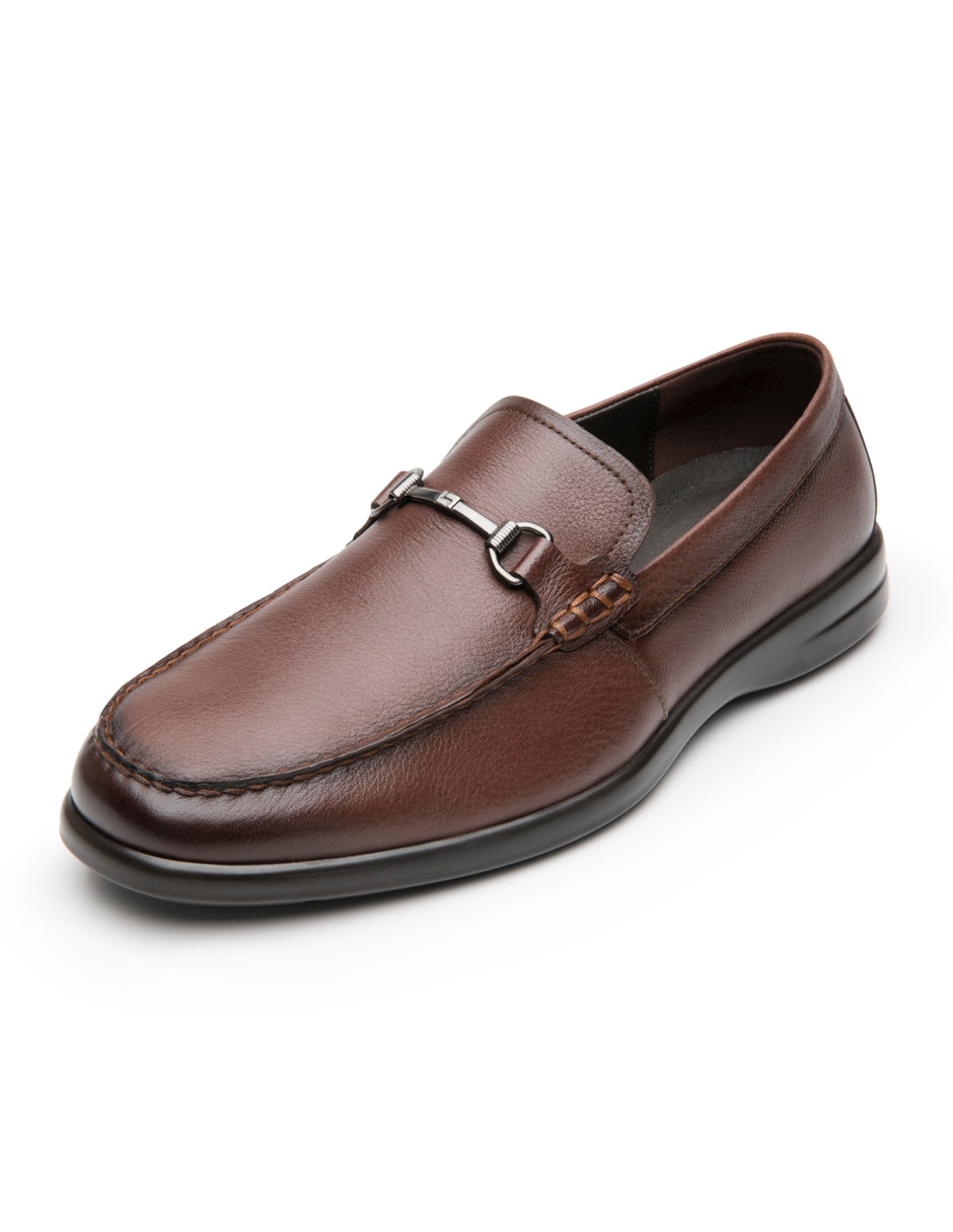 Zapato mocasín flexi semivestir para hombre