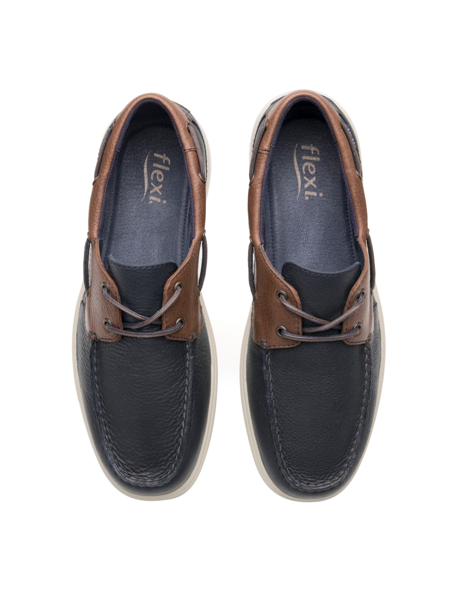 Zapato mocasín flexi casual para hombre