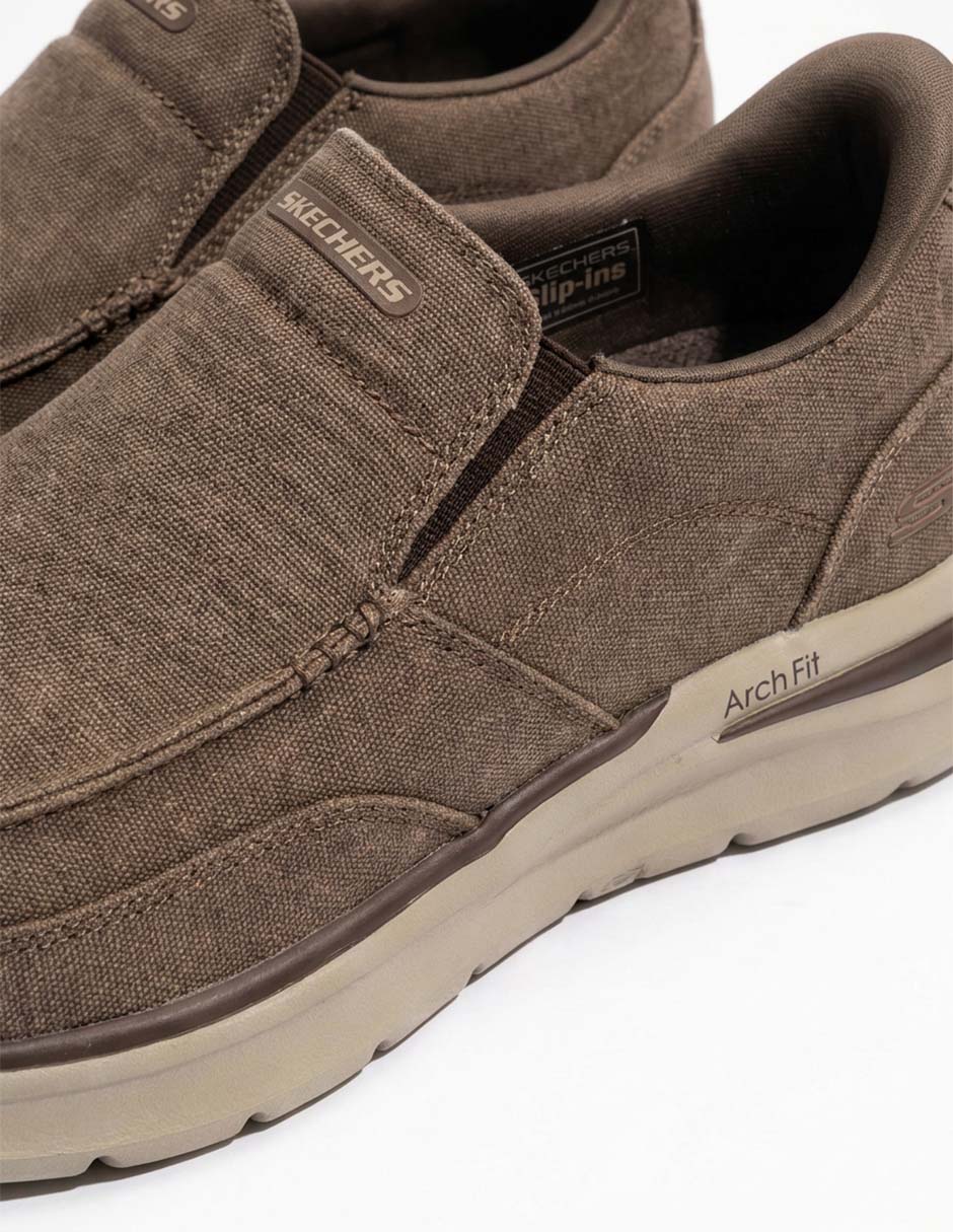 Mocasí­n skechers para hombre