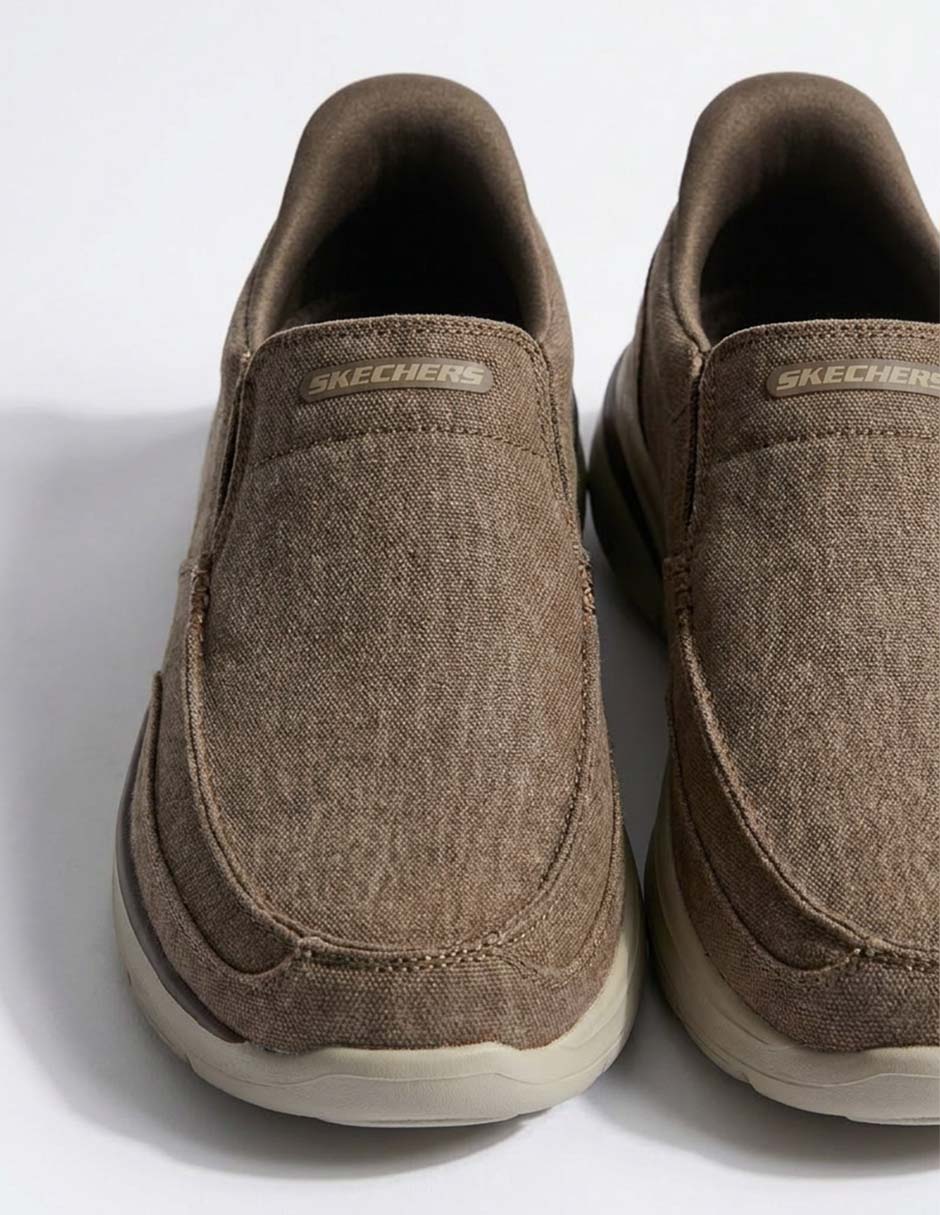 Mocasí­n skechers para hombre
