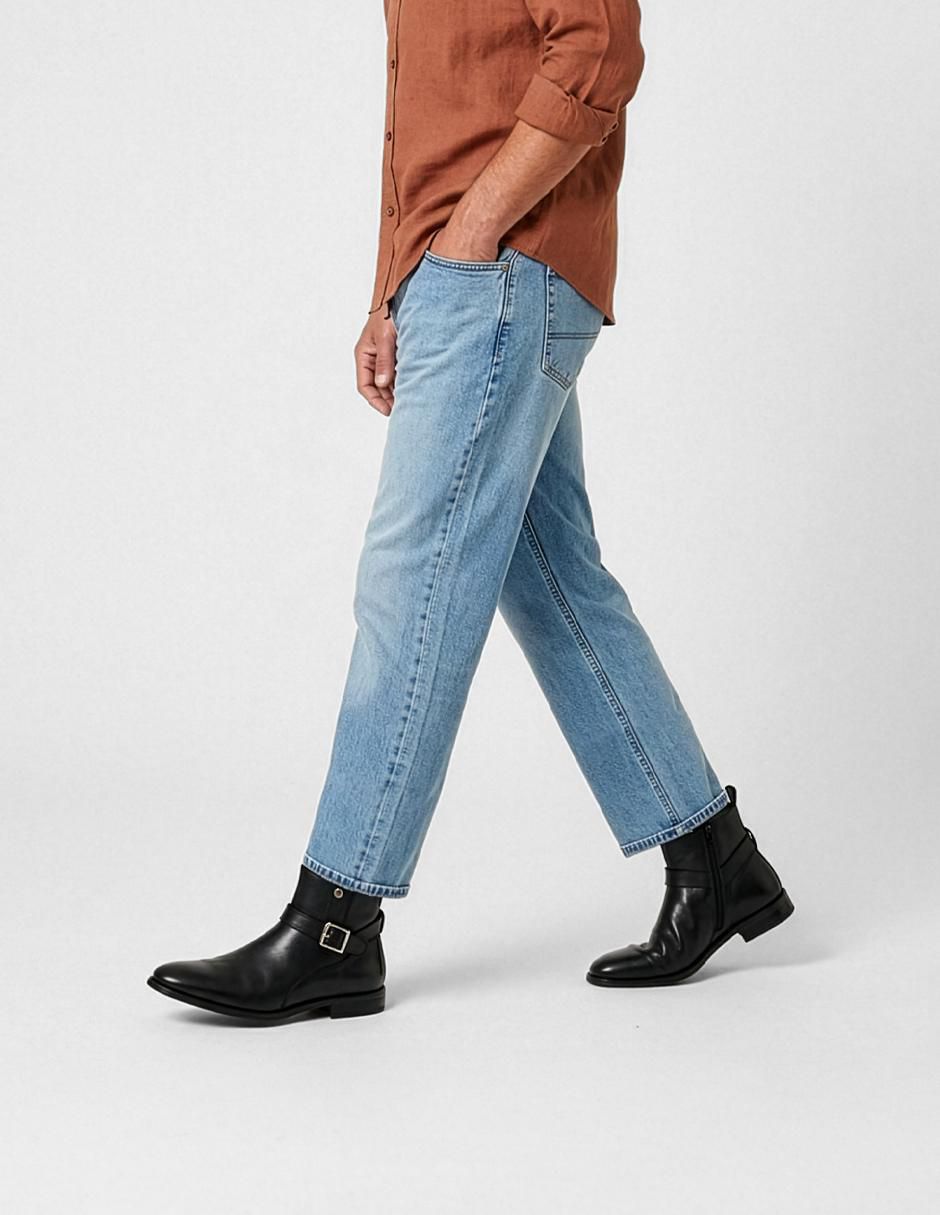 Botín Rbsoul de piel para hombre 5