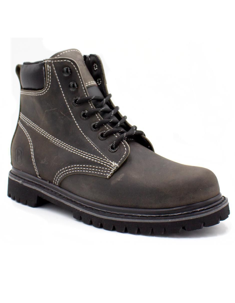 Bota industrial padilla de piel para hombre