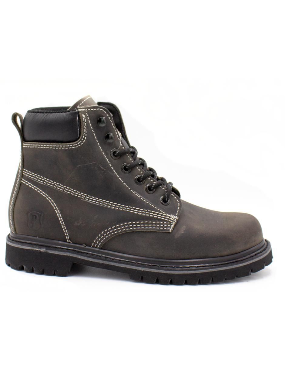 Bota industrial padilla de piel para hombre