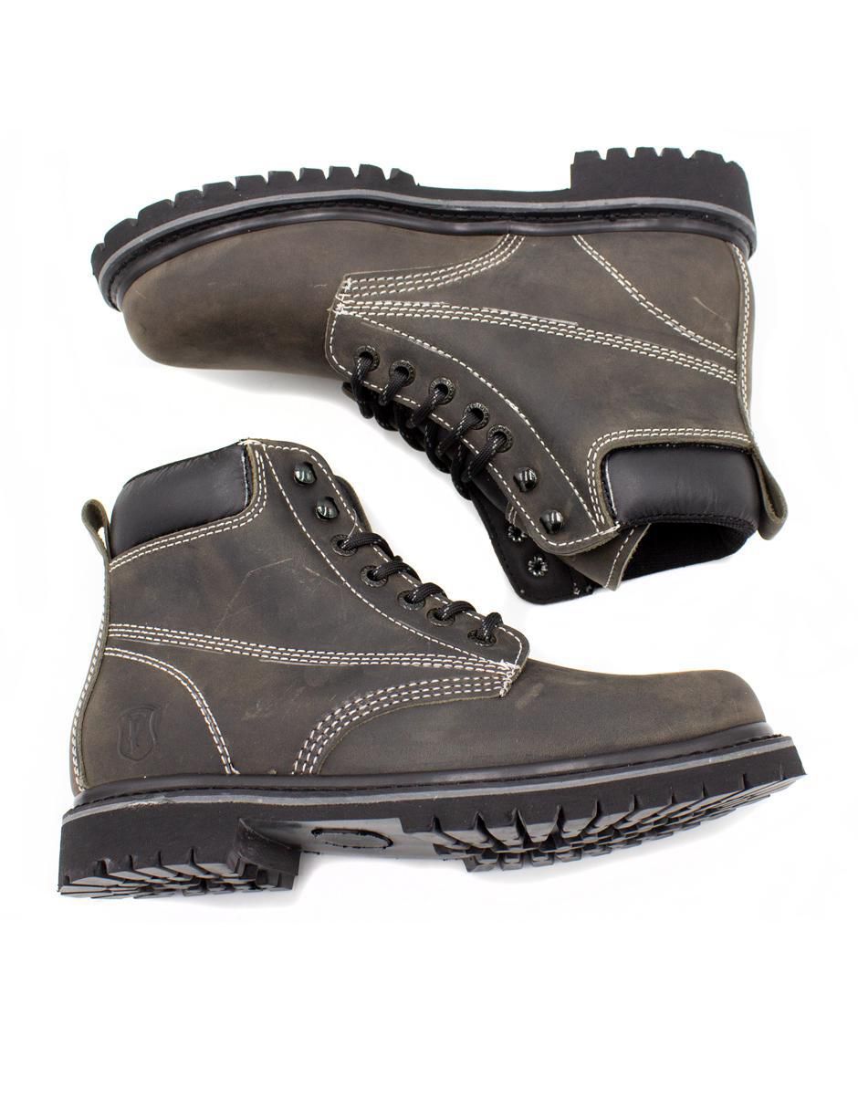 Bota industrial padilla de piel para hombre