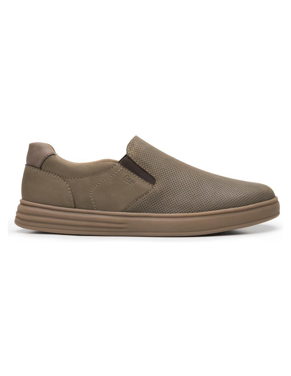 Tenis de piel para hombre