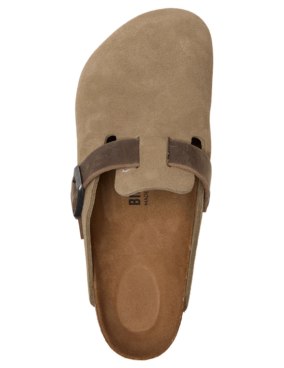 Sandalia Birkenstock Boston Leve/Leoi Faded Khaki Para Hombre