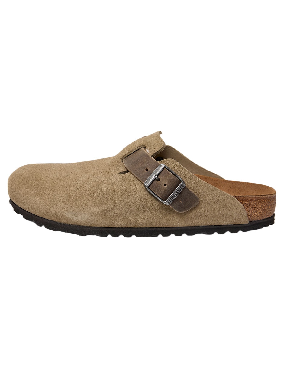 Sandalia Birkenstock Boston Leve/Leoi Faded Khaki Para Hombre