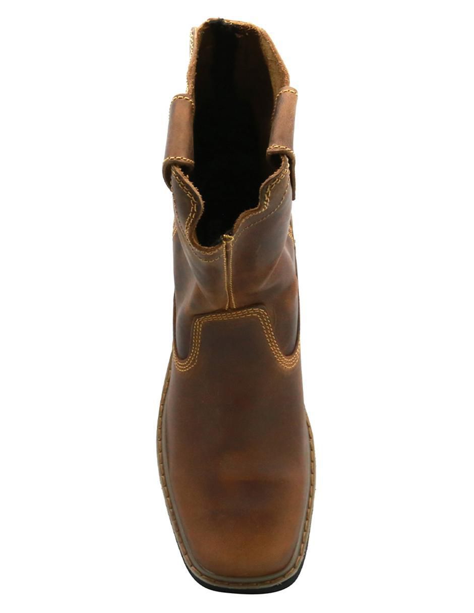 Bota/botín texaban trabajo de piel para hombre