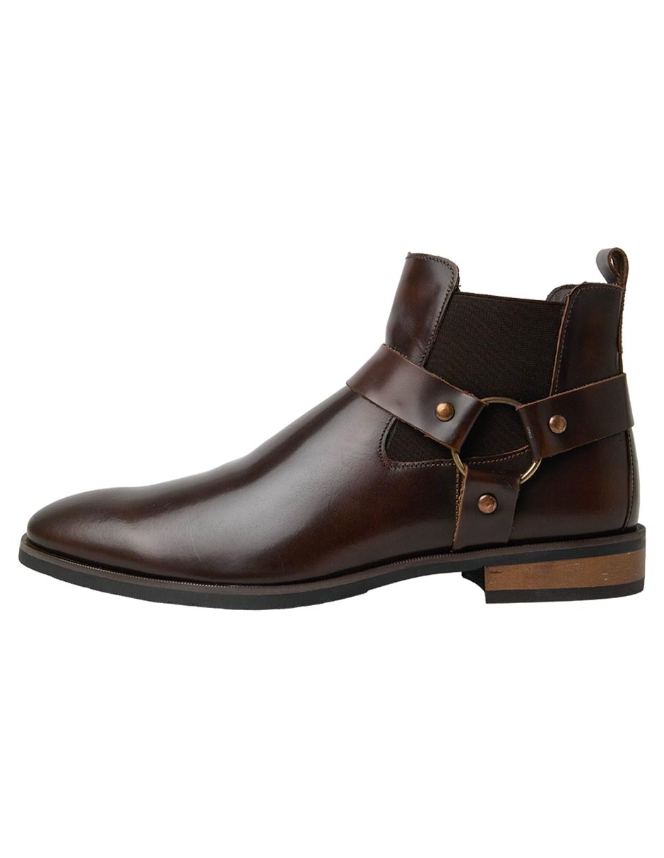 Botín de piel para hombre Botín de piel para hombre