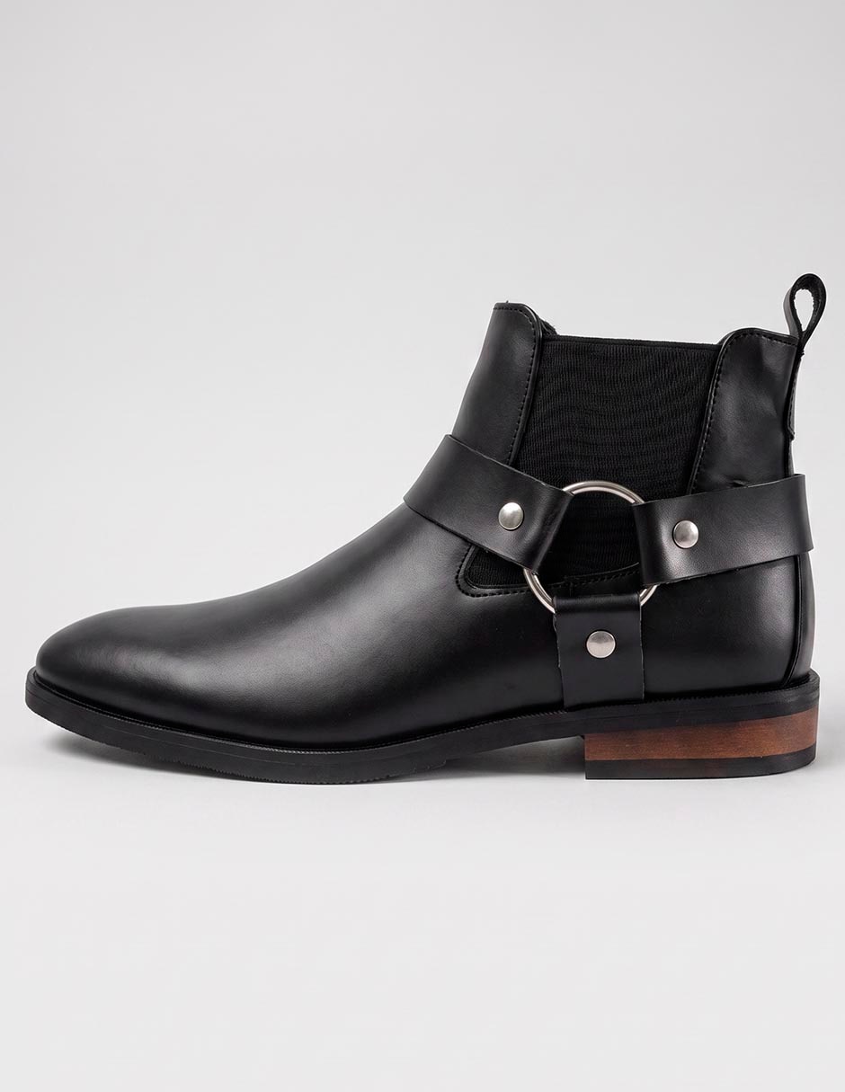 Botín de piel para hombre Botín de piel para hombre