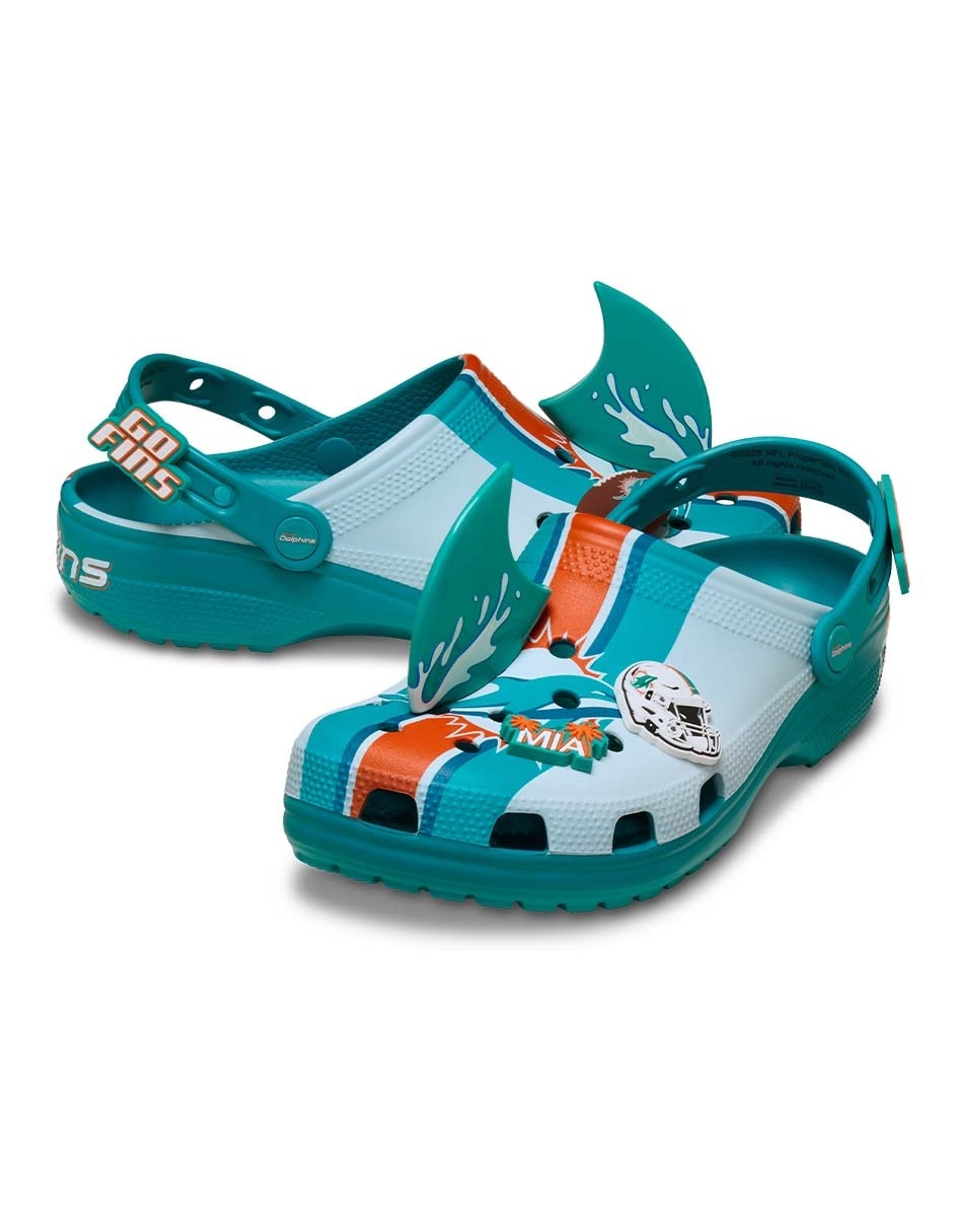 Sandalia crocs NFL miami dolphins cls clg para hombre